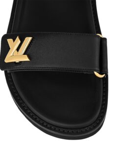 Louis Vuitton Sunset Comfort Flat Sandal Black 1ABW6W - Image 6