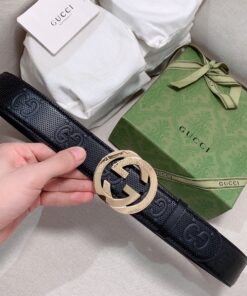 Gucci GG Marmont Reversible Belt Black, Women Belt