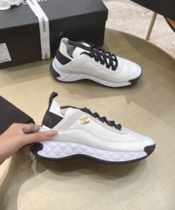 Alternative view of Chanel Sneakers Beige For Women 0.4in/1cm G35617