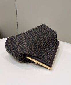 Alternative view of Fendi First Large Brown Canvas For Women, Shoulder And Crossbody Bags 12.6in/32cm FF 8BP129
