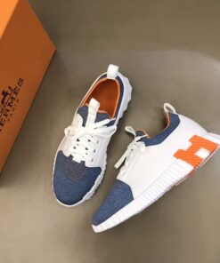 Alternative view of Hermes Depart Sneaker White/Blue For Men