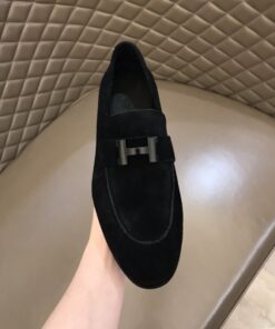 Alternative view of Hermes Paris Loafers Black For Men H192437ZA02390