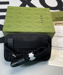 Gucci Gucci Off The Grid Belt Bag Black GG ECONYL® For Men  9.5in/24cm GG 631341 H9HBN 1000 - Image 3