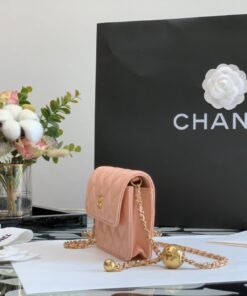 Alternative view of Chanel CO-CO Wallet On Chain 10cm/3.9in Gold Hardware For Women Pink
