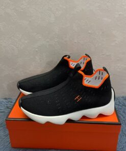 Hermes Eclair Sneakers Black For Men H221170Z 02360? - Image 4