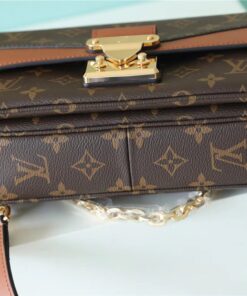 Louis Vuitton Marceau Monogram Canvas Caramel Brown For Women, Women’s Handbags, Shoulder and Crossbody Bags 9.6in/24.5cm LV M46127 - Image 6