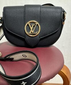 Louis Vuitton Pont 9 Soft PM Black For Women M58727 8.3 in/21cm - Image 5