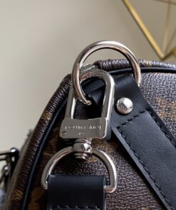 Louis Vuitton Keepall Bandouliere 45 Travel Bag 17.7in/ 45cm Brown Silver Hardware M56711 - Image 5