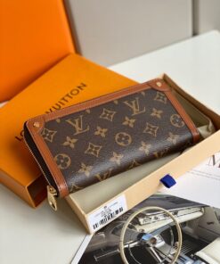 Louis Vuitton Zippy Wallet Trunk Monogram Canvas For Men, 7.7in/19.5cm