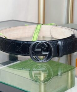 Gucci GG Marmont Reversible Belt Black, Women Belt