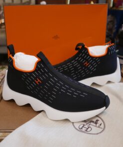 Hermes Eclair Sneakers Black For Men H221170Z 02360? - Image 3