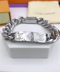 Louis Vuitton Monogram Chain Bracelet For Men M62486