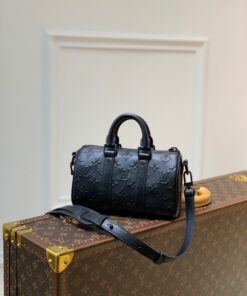 Alternative view of Louis Vuitton Keepall XS Monogram Seal Black For Women, Women’s Handbags, Shoulder And Crossbody Bags 8.3in/21cm LV M57960