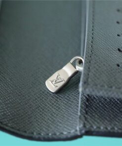 Louis Vuitton Brazza Wallet Monogram Eclipse Canvas For Men, 7.5in/19cm - Image 6