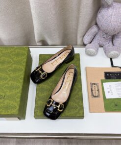 Gucci Ballet Flat with Horsebit Black for Women - Image 6