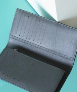 Alternative view of Louis Vuitton Brazza Wallet Monogram Eclipse Canvas For Men, 7.5in/19cm