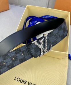 Louis Vuitton Iconic Reversible 30mm Belt Black Women Belt
