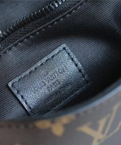 Louis Vuitton S-Lock Sling Monogram Macassar Black For Men, Crossbody Bags 8.3in/21cm LV M45807 - Image 16