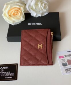 Alternative view of Chanel Flat Card Holder Red Bag For Women 11.5cm/4.5in