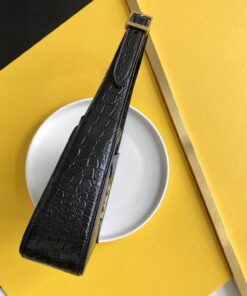Saint Laurent LE 5 À 7 Hobo Bag Black In Embossed Material For Women 9in/23cm YSL 657228DZESW1062 - Image 5