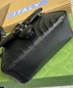 Gucci Marmont Mini Top Handle Bag Black For Women, Women’s Bags 8.3in/21cm GG - Image 11