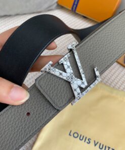 Louis Vuitton Iconic Reversible LV Belt Grey LV Women Belt - Image 11