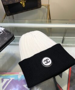Alternative view of Chanel Beanie In Black & White