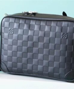 Louis Vuitton Sirius Messenger Damier Infini Onyx For Men, Men’s Bags, Shoulder And Crossbody Bags 10.6in/27cm LV N45286 - Image 8