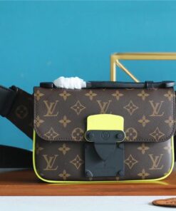 Alternative view of Louis Vuitton S-Lock Sling Monogram Macassar Yellow For Men, Men’s Bags, Crossbody Bags 8.3in/21cm LV