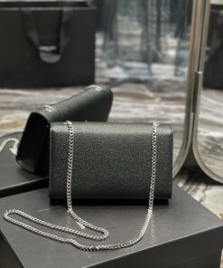 Saint Laurent Kate Medium Chain Bag Black With Tassel For Women 9.4in/24cm YSL 354119BOW0N1000 - Image 6