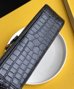 Saint Laurent LE 5 À 7 Hobo Bag Black In Embossed Material For Women 9in/23cm YSL 657228DZESW1062 - Image 6