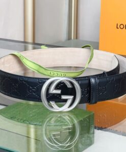 Gucci GG Marmont Reversible Belt, Black, Women’s Belt