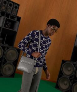 Alternative view of Gucci GG Embossed Bag Grey GG Embossed  For Men 10.2in/26cm GG 406410 1W3CN 1275