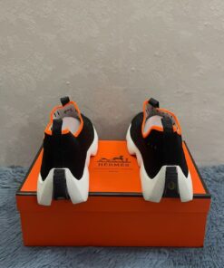 Hermes Eclair Sneakers Black For Men H221170Z 02360? - Image 5