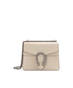 Gucci Dionysus Mini Shoulder Bag 7.9in/ 20cm White Silver Hardware For Women 421970 0K7JN 9680