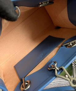 Gucci Marmont Small Matelasse Tote Blue For Women, Women’s Bags 26.5 in/10.4cm GG 675796 UM8BF 4340 - Image 9