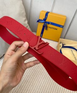 Louis Vuitton Iconic Reversible LV Belt Red for Women - Image 5