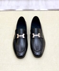Hermes Paris Loafers Black For Men H212982ZA01400? - Image 3