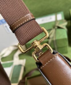 Gucci Supreme Messenger Bag Beige And Ebony GG Supreme Canvas 9.3in/23.5cm GG 681021 92THG 8563 - Image 7