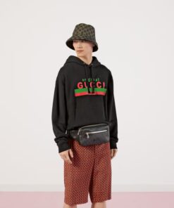 Alternative view of Gucci GG Black Belt Bag Black/Grey Soft GG Supreme Crafted for Men 9in/24cm GG 474293 K9RRN 1095