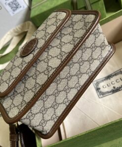 Alternative view of Gucci Messenger With Interlocking G Beige And Ebony Brown Bag For Men 8in/21cm GG 674164 92THG