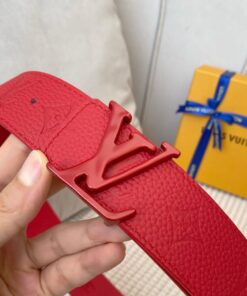 Louis Vuitton Iconic Reversible LV Belt Red for Women - Image 6