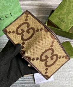 Gucci Jumbo GG Wallet Brown For Men 4.3in/11cm GG 699308 UKMBG 2572 - Image 9