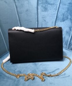 Saint Laurent Kate Medium Chain Bag With Tassel In Grain De Poudre Black For Women 9.4in/24cm YSL 354119BOW0J1000 - Image 5