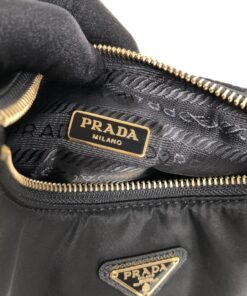 Prada Re-Edition 2005 Re-Nylon Bag Black For Women 8.6in/22cm 1BH204_R064_F0632_V_V9L - Image 9