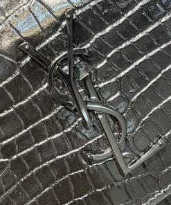 Saint Laurent Sunset Medium Chain Bag Black For Women 8.6in/22cm YSL 442906DND0U1000 - Image 5