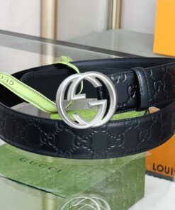 Alternative view of Gucci GG Marmont Reversible Belt Black, Women Belt