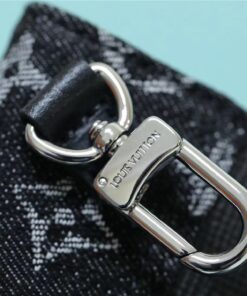 Louis Vuitton Trio Messenger Monogram Denim And Taurillon For Men, Men’s Bags, Shoulder And Crossbody Bags 8.7in/22cm LV M81013 - Image 9