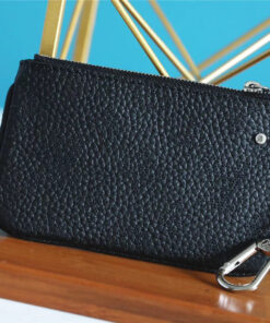 Louis Vuitton Key Pouch Mahina Black For Women, Women’s Wallets 5.1in/13cm M69532 - Image 6