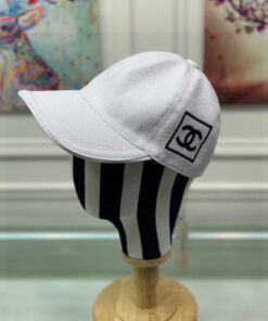Alternative view of Chanel CC Embroided Cap White